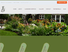 Tablet Screenshot of finegardeners.com